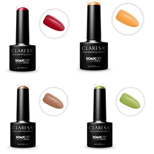 Warm Orange UV Nagellack 5 ml Claresa — 2