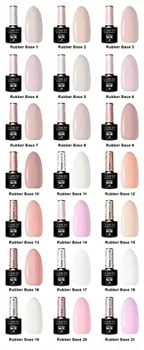 Claresa UV Nagellack Rubber Base Manicure & Pedicure, Nr 02, Halbtransparent, 5ml — 6