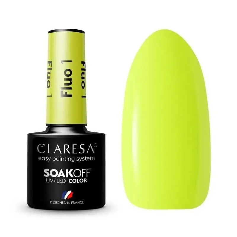 1 Fluo UV Nagellack 5 ml Claresa