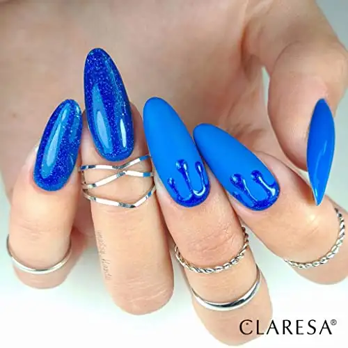 Claresa UV LED Nagellack Collection Hybrid Maniküre Soak Off Nail Polish, Farbe Blau, Nr 709, 5ml — 5