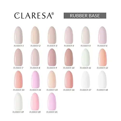Claresa UV Nagellack Rubber Base Manicure & Pedicure, Nr 02, Halbtransparent, 5ml — 9