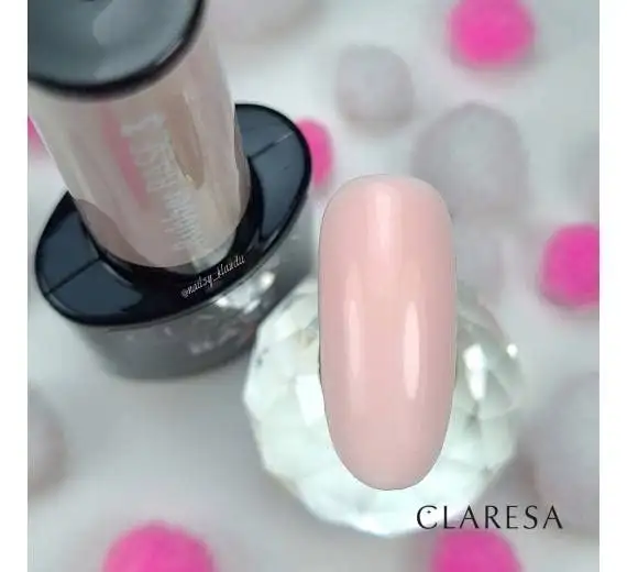 Claresa UV Nagellack Rubber Base Manicure & Pedicure, Nr 03, Halbtransparent, 5ml — 3