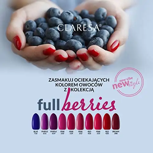 Claresa UV LED Nagellack Collection Hybrid Maniküre Soak Off Nail Polish, Farbe Rote, Nr 426, 5ml — 10