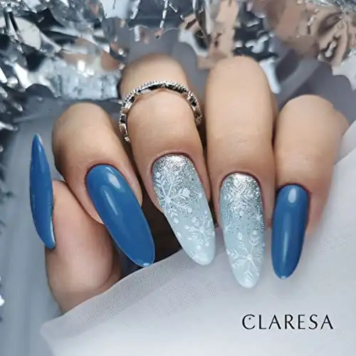 Claresa UV LED Nagellack Collection Hybrid Maniküre Soak Off Nail Polish, Farbe Blau, Nr 705, 5ml — 5