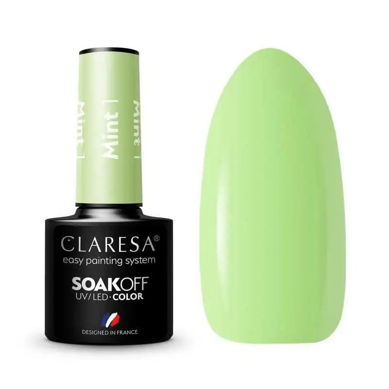 1 Mint UV Nagellack 5 ml Claresa