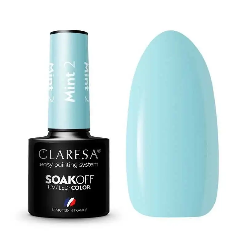 2 Mint UV Nagellack 5 ml Claresa