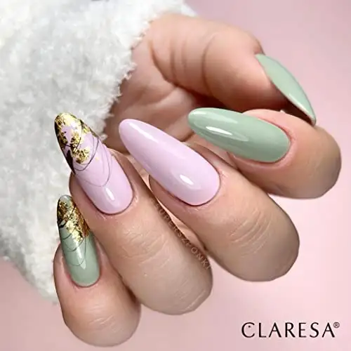 Claresa UV LED Nagellack Collection Hybrid Maniküre Soak Off Nail Polish, Farbe Grün, Nr 800, 5ml — 5