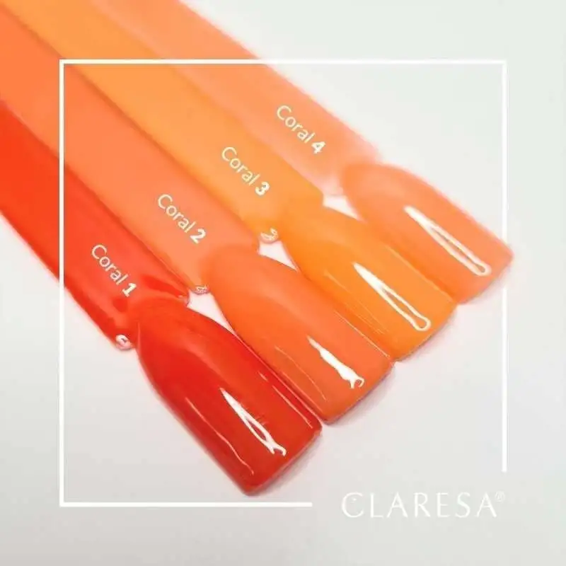 3 Coral UV Nagellack 5 ml Claresa — 5