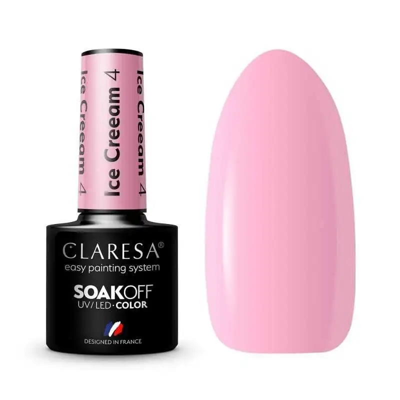 4 Ice Cream UV Nagellack 5 ml Claresa