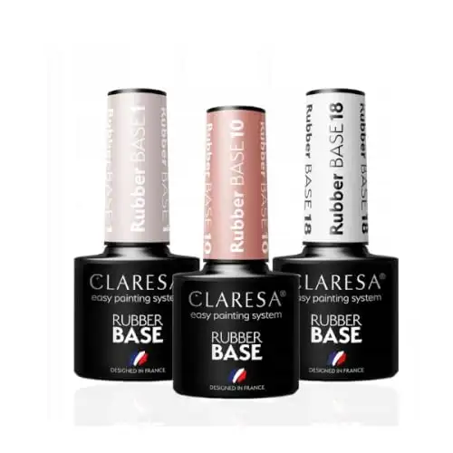 Claresa UV Nagellack Rubber Base Manicure & Pedicure, Nr 02, Halbtransparent, 5ml — 11