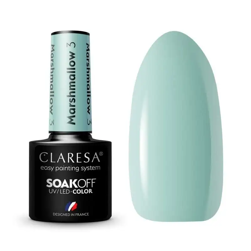 3 Marshmallow UV Nagellack 5 ml Claresa