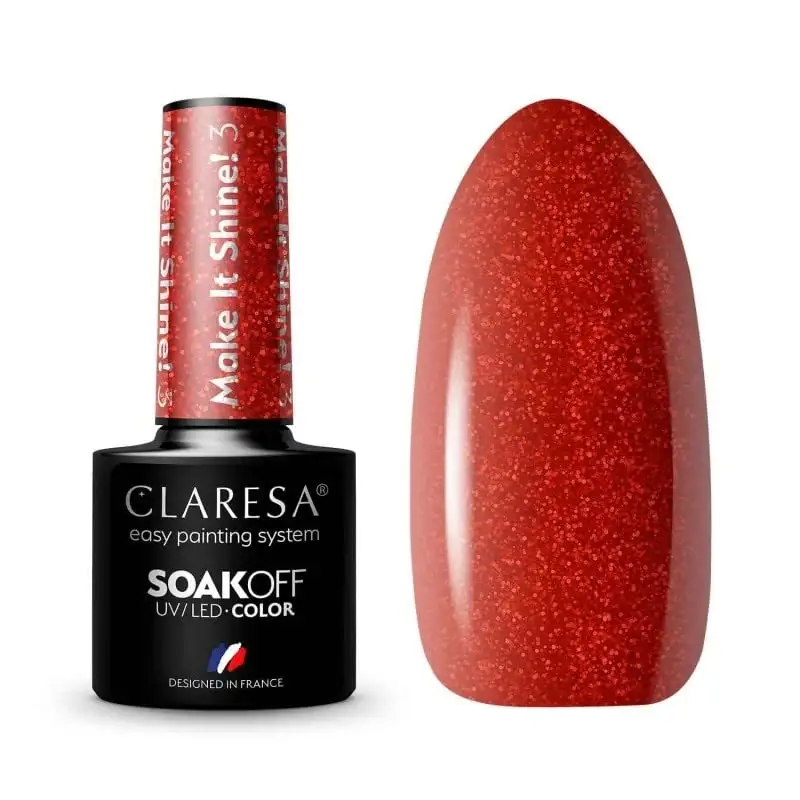 3 Make It Shine UV Nagellack 5 ml Claresa