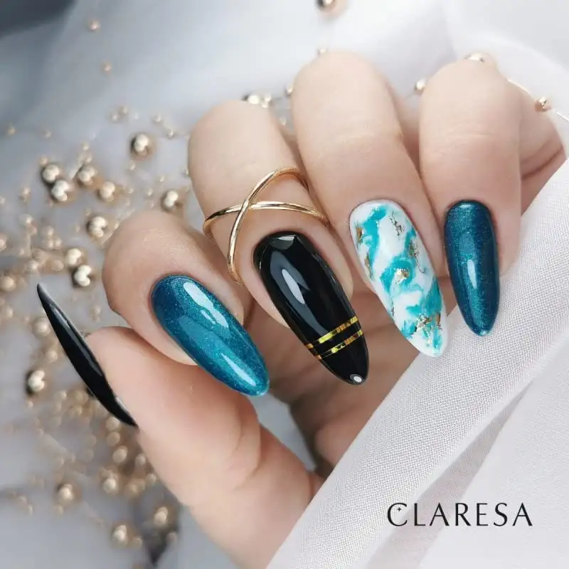 Galaxy Green UV Nagellack 5 ml Claresa — 3