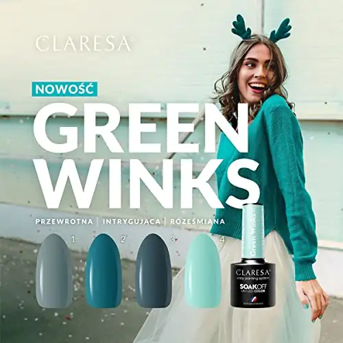 2 Green Winks UV Nagellack 5ml Claresa — 11