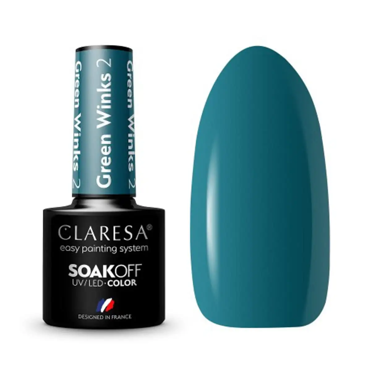 2 Green Winks UV Nagellack 5ml Claresa