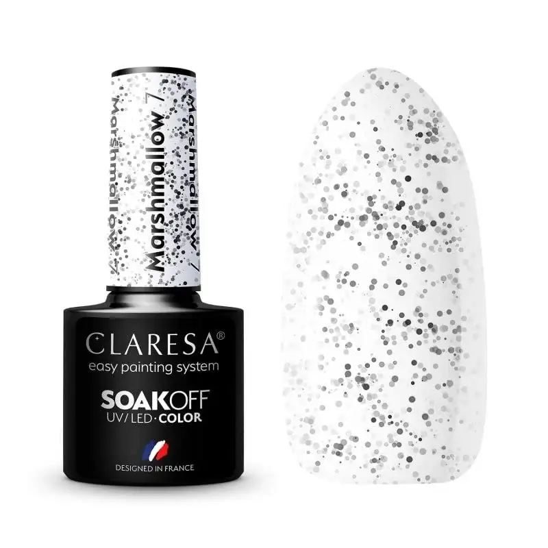 7 Marshmallow UV Nagellack 5 ml Claresa
