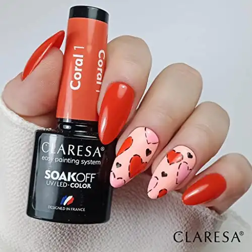 1 Coral UV Nagellack 5 ml Claresa — 4