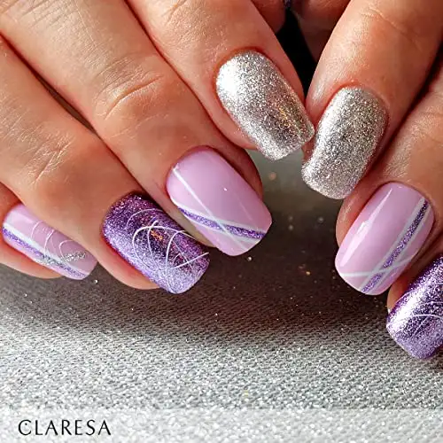 6 Full Glitter UV Nagellack 5 ml Claresa — 11