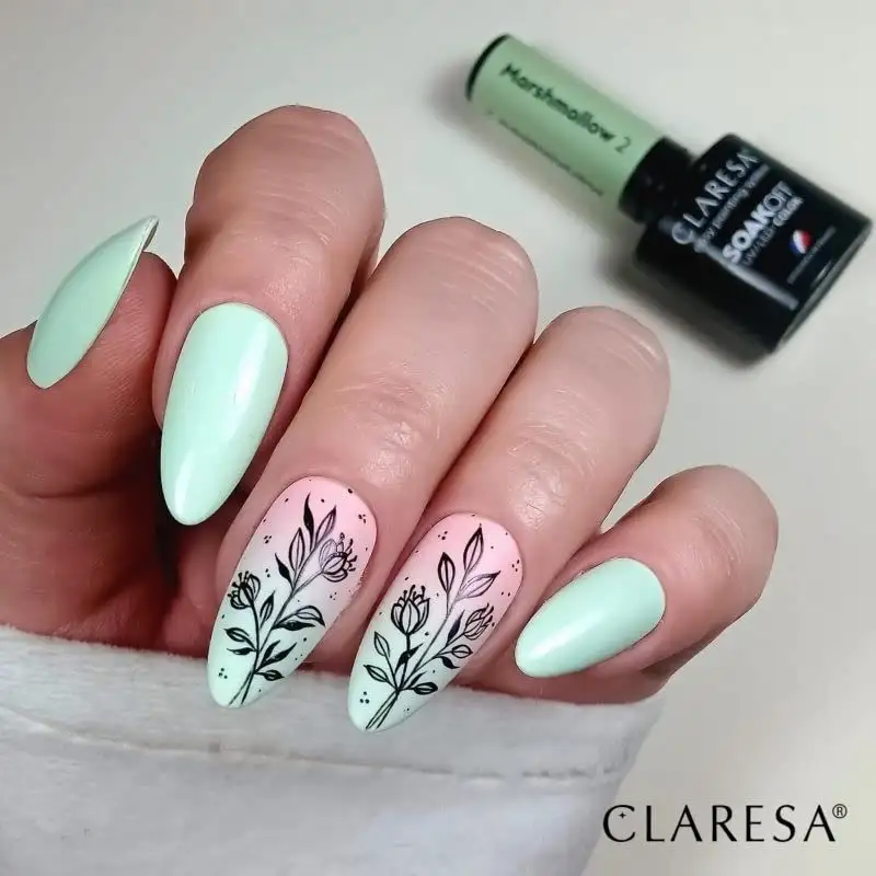 2 Marshmallow UV Nagellack 5 ml Claresa — 3