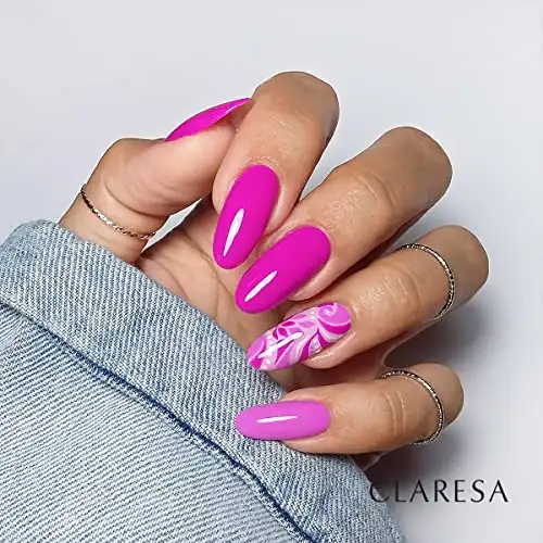 Claresa UV LED Nagellack Collection Hybrid Maniküre Soak Off Nail Polish, Farbe Rosa, Nr 547, 5ml — 8