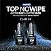 Claresa Top Glitter No Wipe Überlack innovativ UV LED Top Coat für Hybrid Nagellack Glänzendes Finish, Schützt, Transparent with blue dust, 5ml — 9
