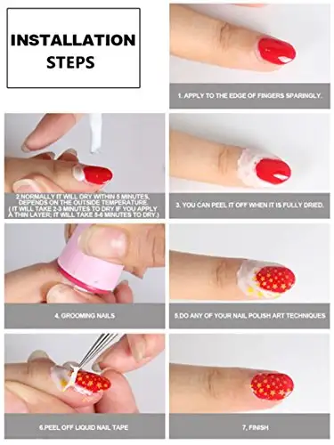 BELCORE FLEX TAPE Peel Off Liquid Nail Tape Peel Off Base Coat Nail Art Liquid Palisade White — 12