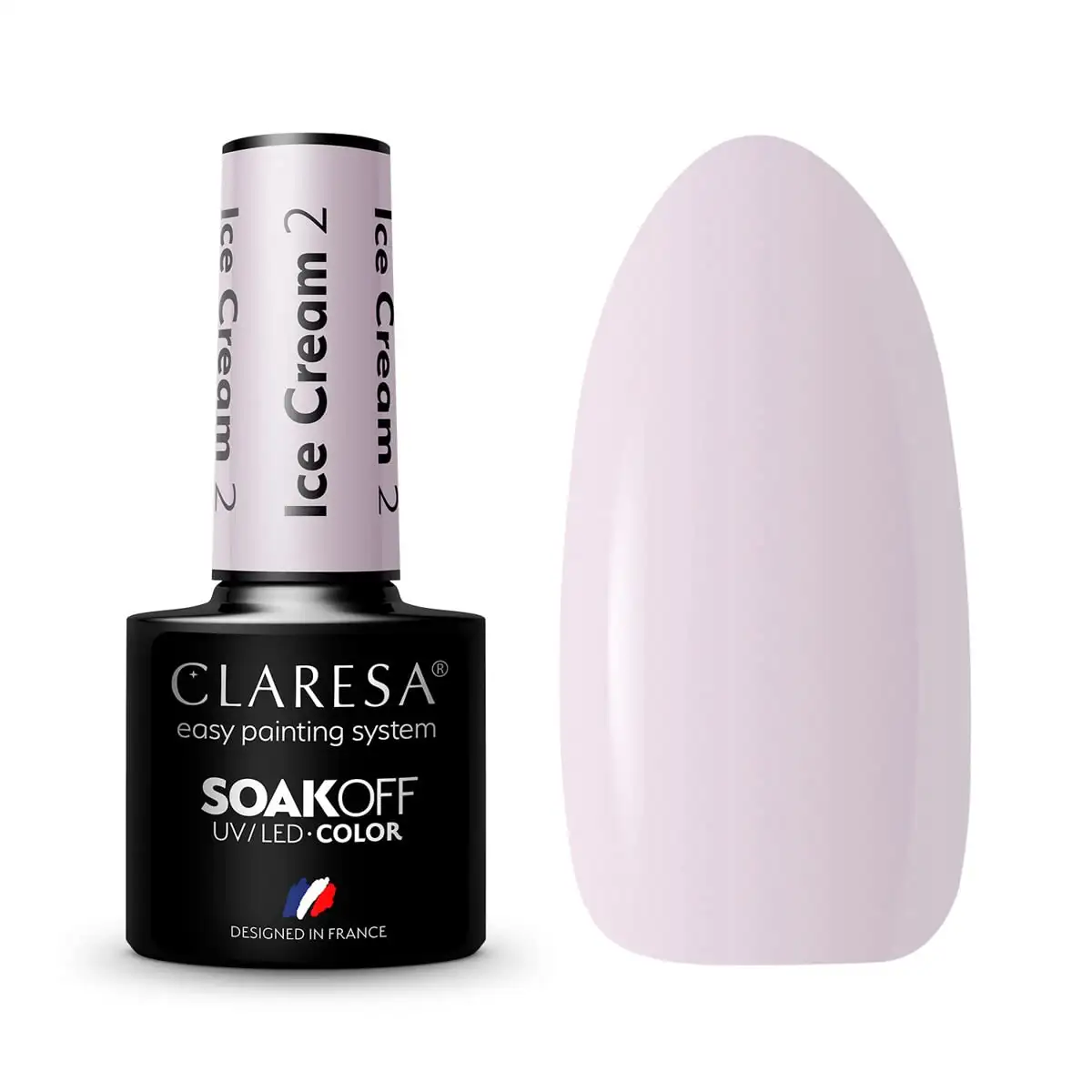 2 Ice Cream UV Nagellack 5 ml Claresa
