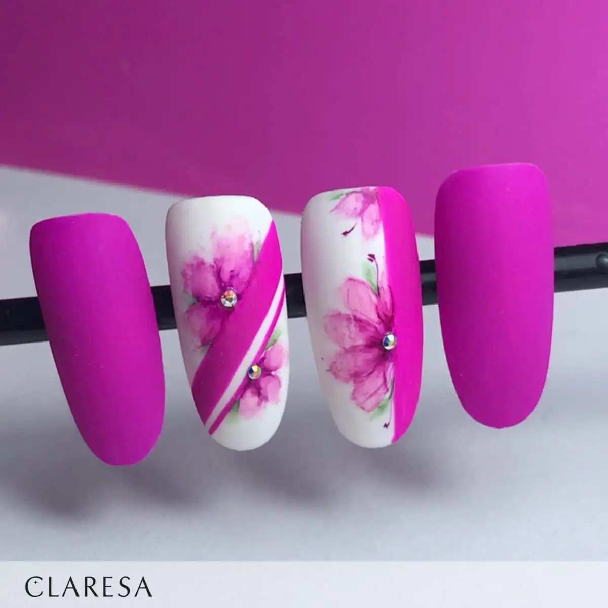 Claresa UV LED Nagellack Collection Hybrid Maniküre Soak Off Nail Polish, Farbe Rosa, Nr 547, 5ml — 10