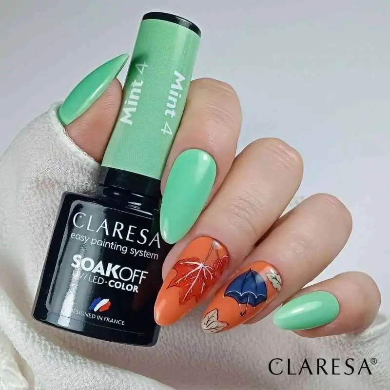 4 Mint UV Nagellack 5 ml Claresa — 3