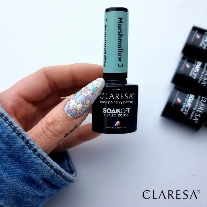 1 Marshmallow UV Nagellack 5 ml Claresa — 5