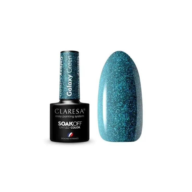 Galaxy Green UV Nagellack 5 ml Claresa