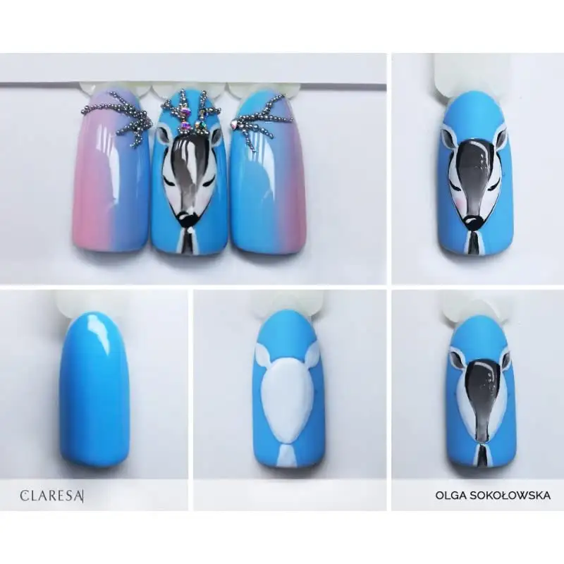 702 Blue UV Nagellack 5 ml Claresa — 7