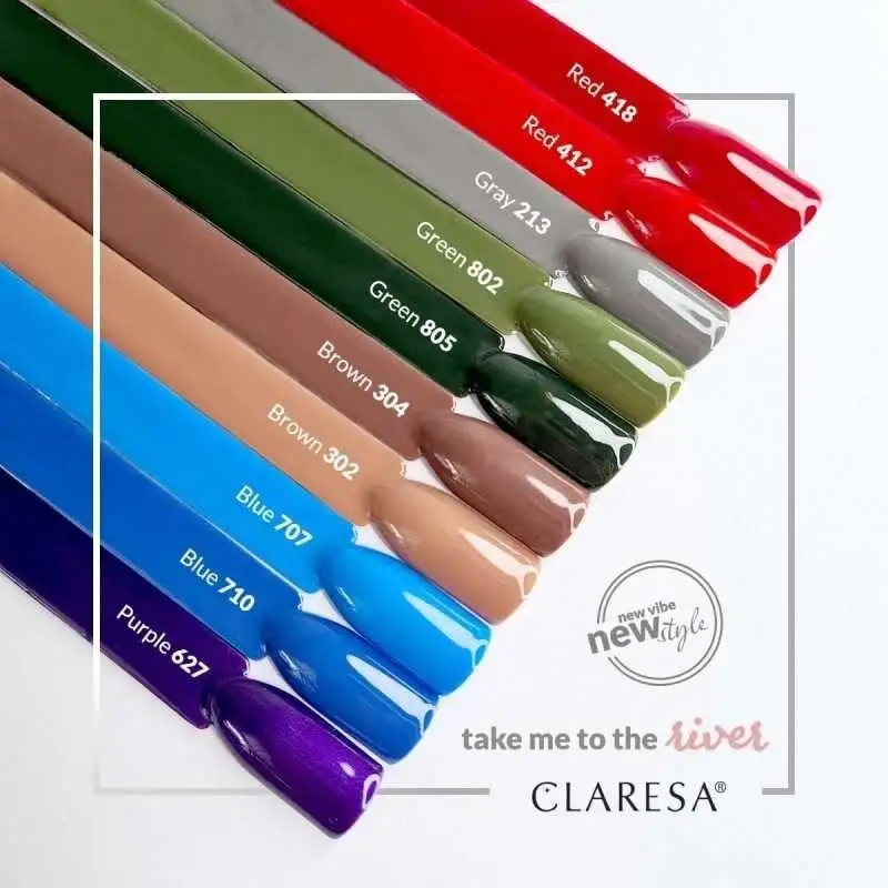 802 Green UV Nagellack 5 ml Claresa — 3