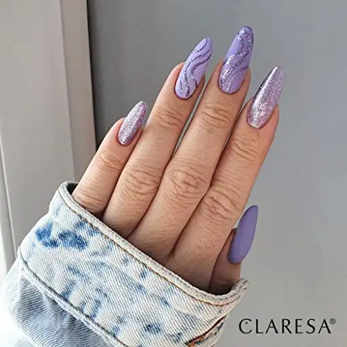 6 Full Glitter UV Nagellack 5 ml Claresa — 5