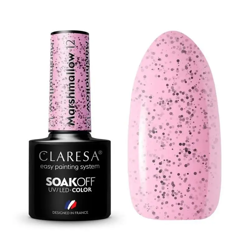 12 Marshmallow UV Nagellack 5 ml Claresa