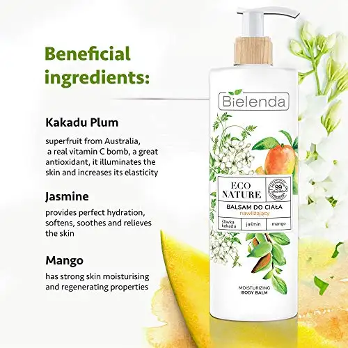 Bielenda Eco Nature - Kakade Pfeife + Jasmin + Mango - Feuchtigkeitsbalsam Für Korper 400 Ml — 8