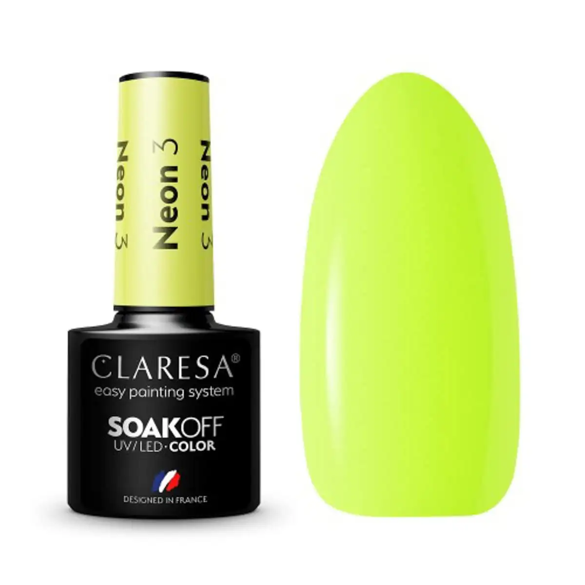 3 Neon UV Nagellack 5 ml Claresa