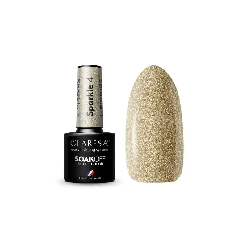 4 Sparkle UV Nagellack 5 ml Claresa
