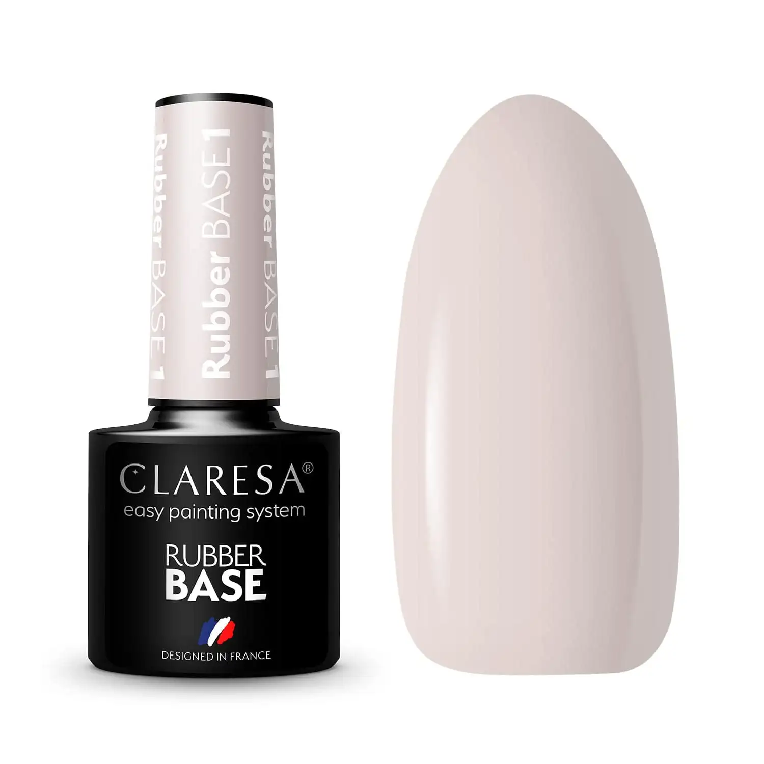 Claresa UV Rubber Base Manicure Pedicure Nr 01-21 Halbtransparent 5ml