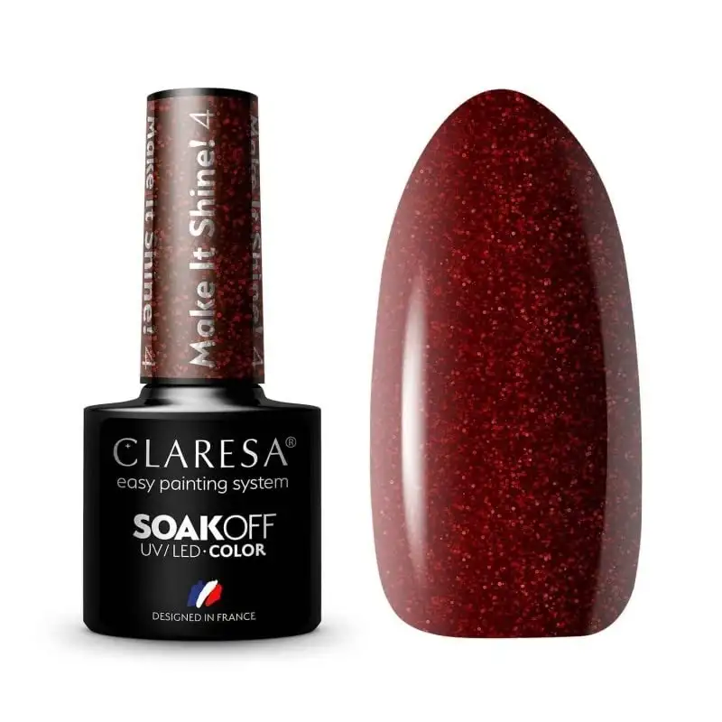4 Make It Shine UV Nagellack 5 ml Claresa