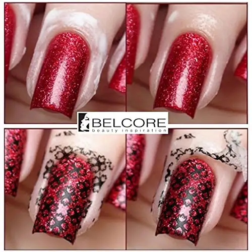 BELCORE FLEX TAPE Peel Off Liquid Nail Tape Peel Off Base Coat Nail Art Liquid Palisade White — 7