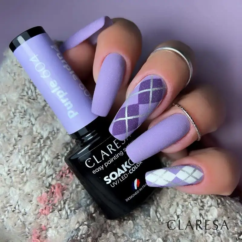 604 Purple UV Nagellack 5 ml Claresa — 7