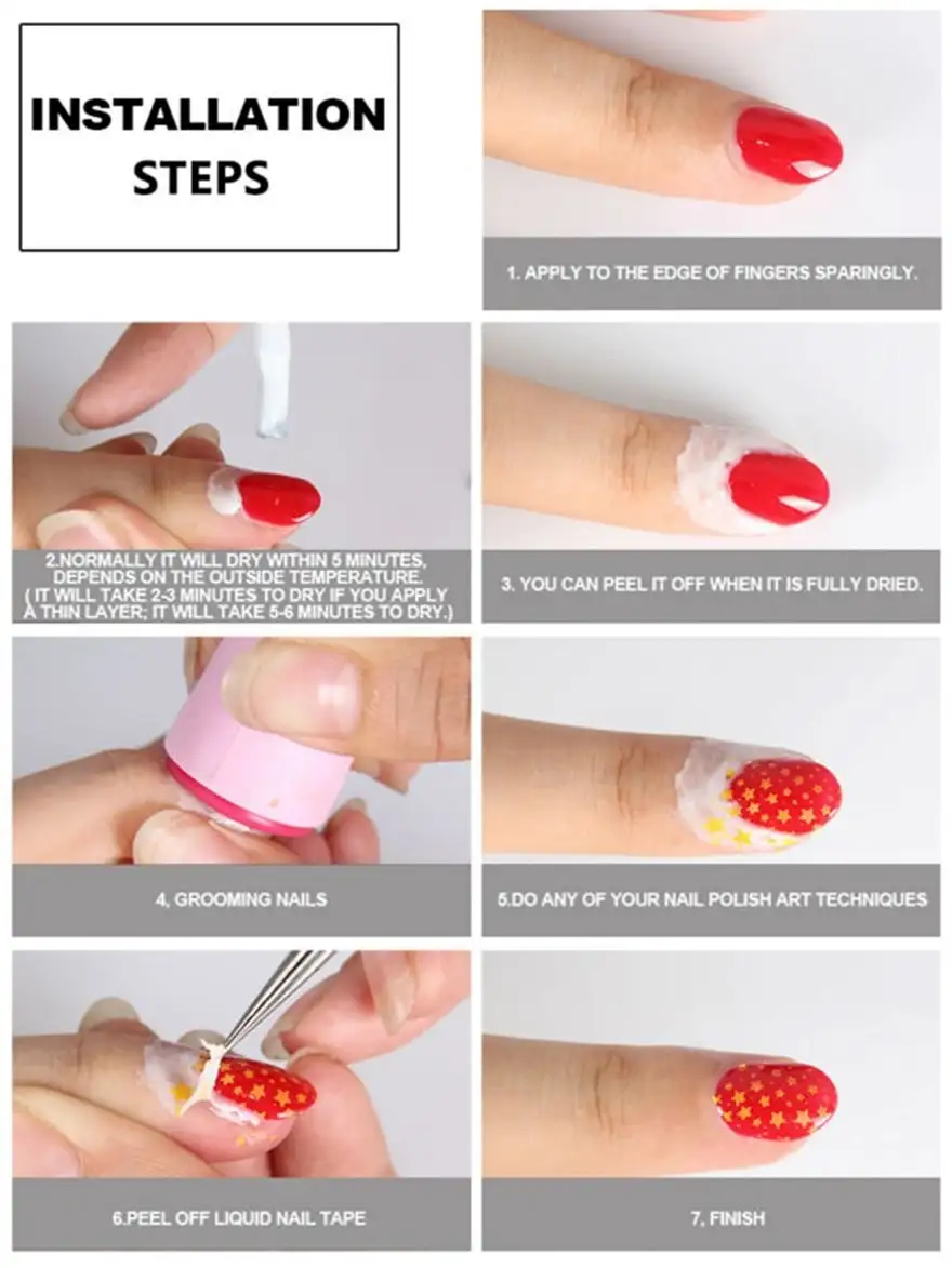 BELCORE FLEX TAPE Peel Off Liquid Nail Tape Peel Off Base Coat Nail Art Liquid Palisade White — 11