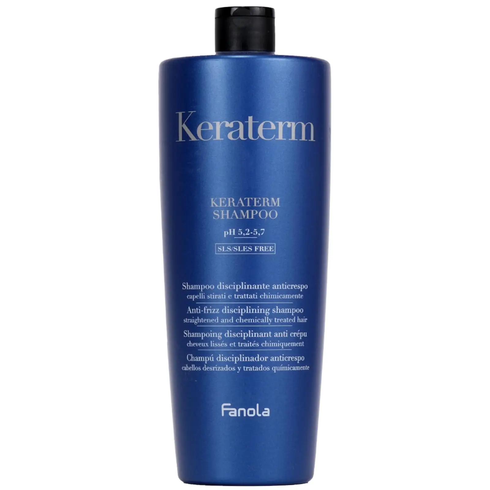 Fanola Keraterm Hair ritual Shampoo pH 5,2-5,7 Anti-Frizz disciplining shampoo, 1000 ml