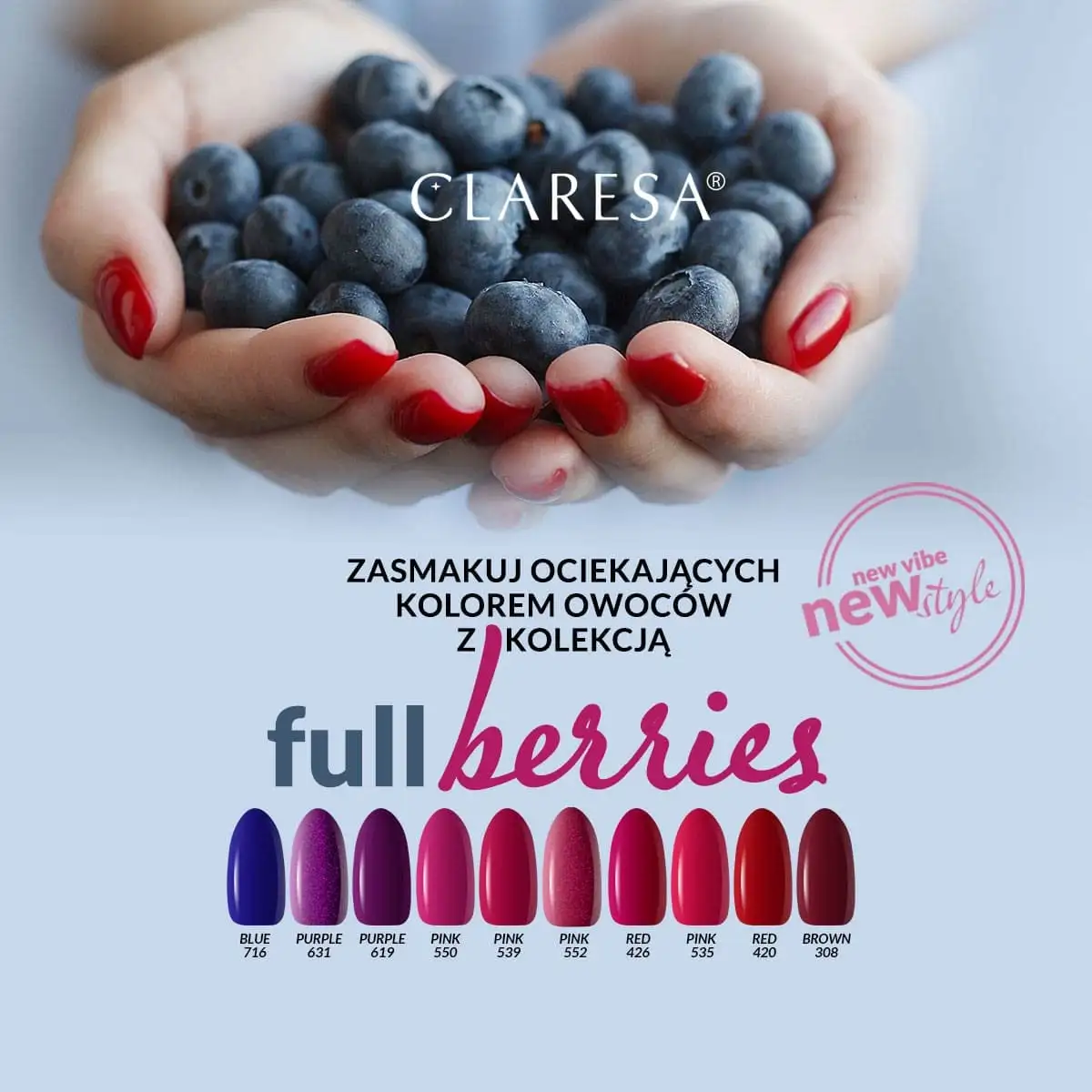 Claresa UV LED Nagellack Collection Hybrid Maniküre Soak Off Nail Polish, Farbe Rote, Nr 426, 5ml — 12