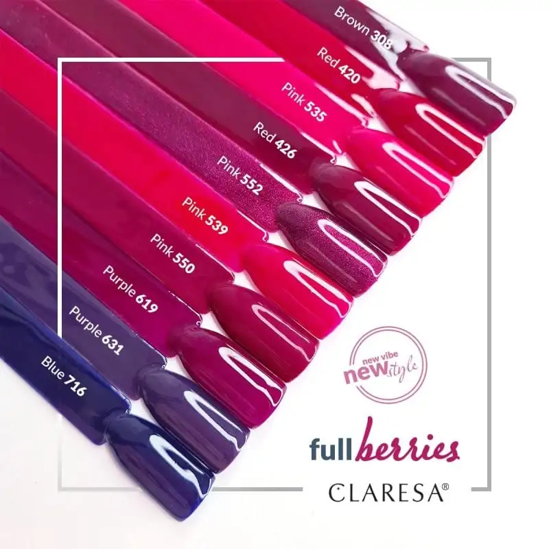 631 Purple UV Nagellack 5 ml Claresa — 3