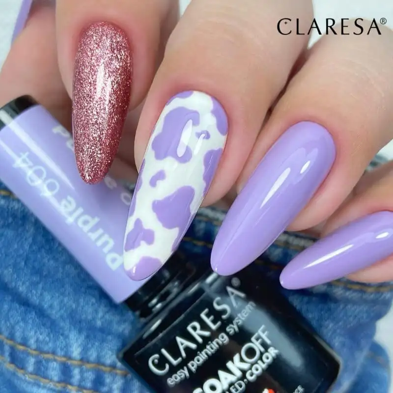 604 Purple UV Nagellack 5 ml Claresa — 3