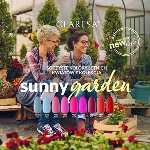 Claresa UV LED Nagellack Collection Hybrid Maniküre Soak Off Nail Polish, Farbe Rosa, Nr 519, 5ml — 8