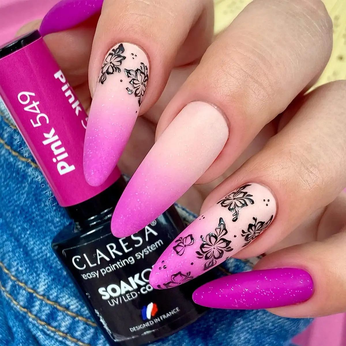 549 Pink UV Nagellack 5 ml Claresa — 7