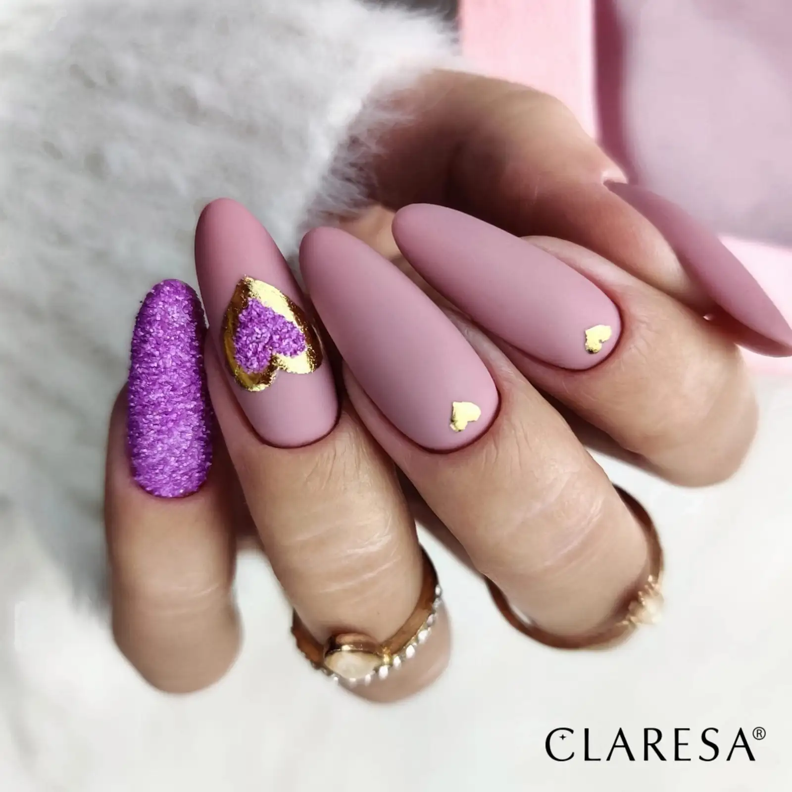 Claresa UV LED Nagellack Collection Hybrid Maniküre Soak Off Nail Polish, Farbe Rosa, Violett, Nr 9 Fallin Love, 5ml — 4